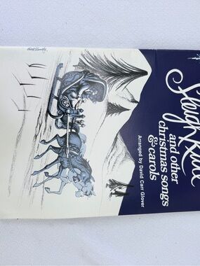 Vintage 1983 Sleigh Ride and Other Christmas Songs Carols Sheet Music Easy Piano